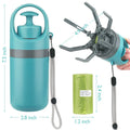 Dog pooper scooper in use