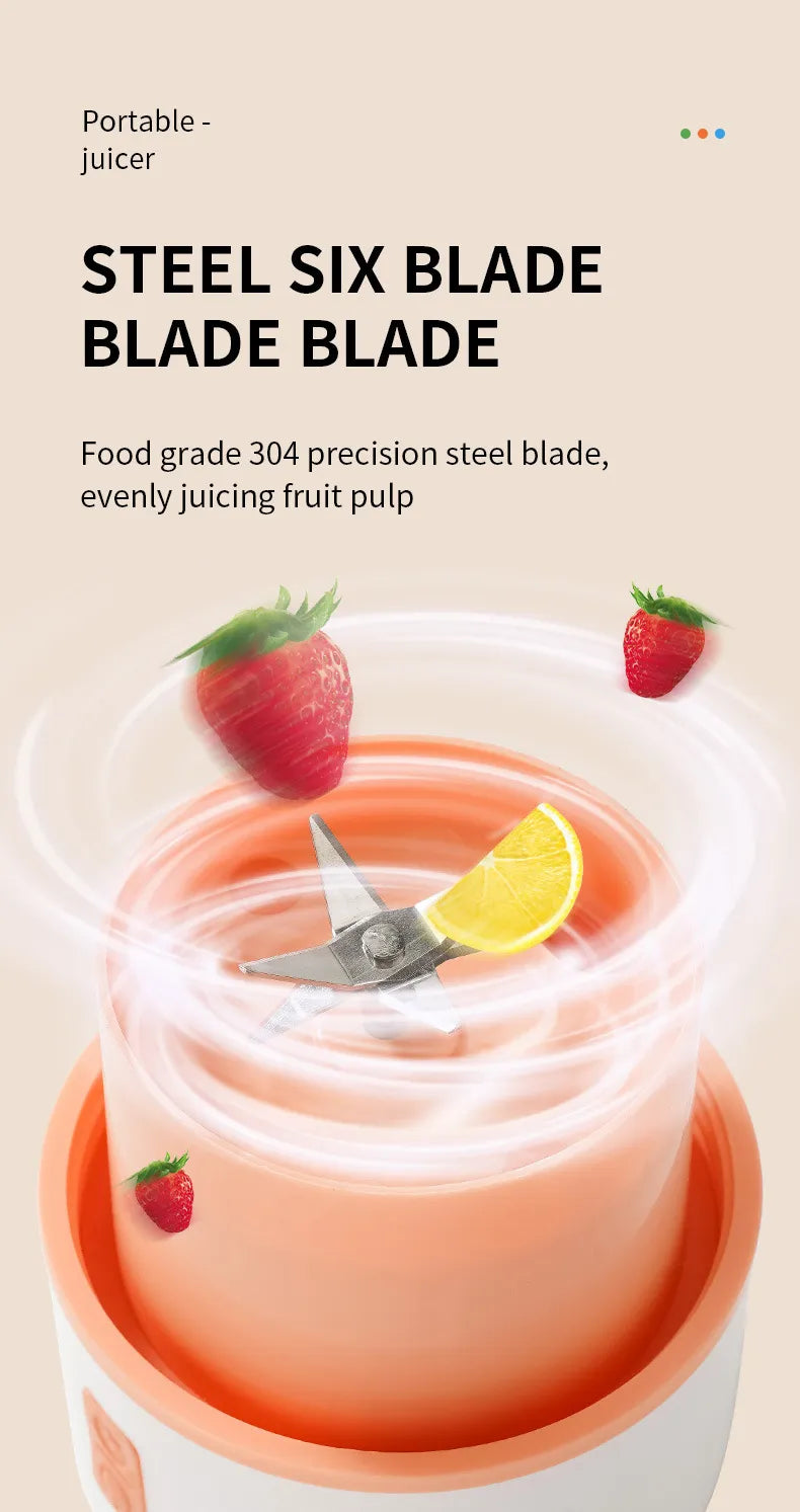 Portable USB juicer blender charging