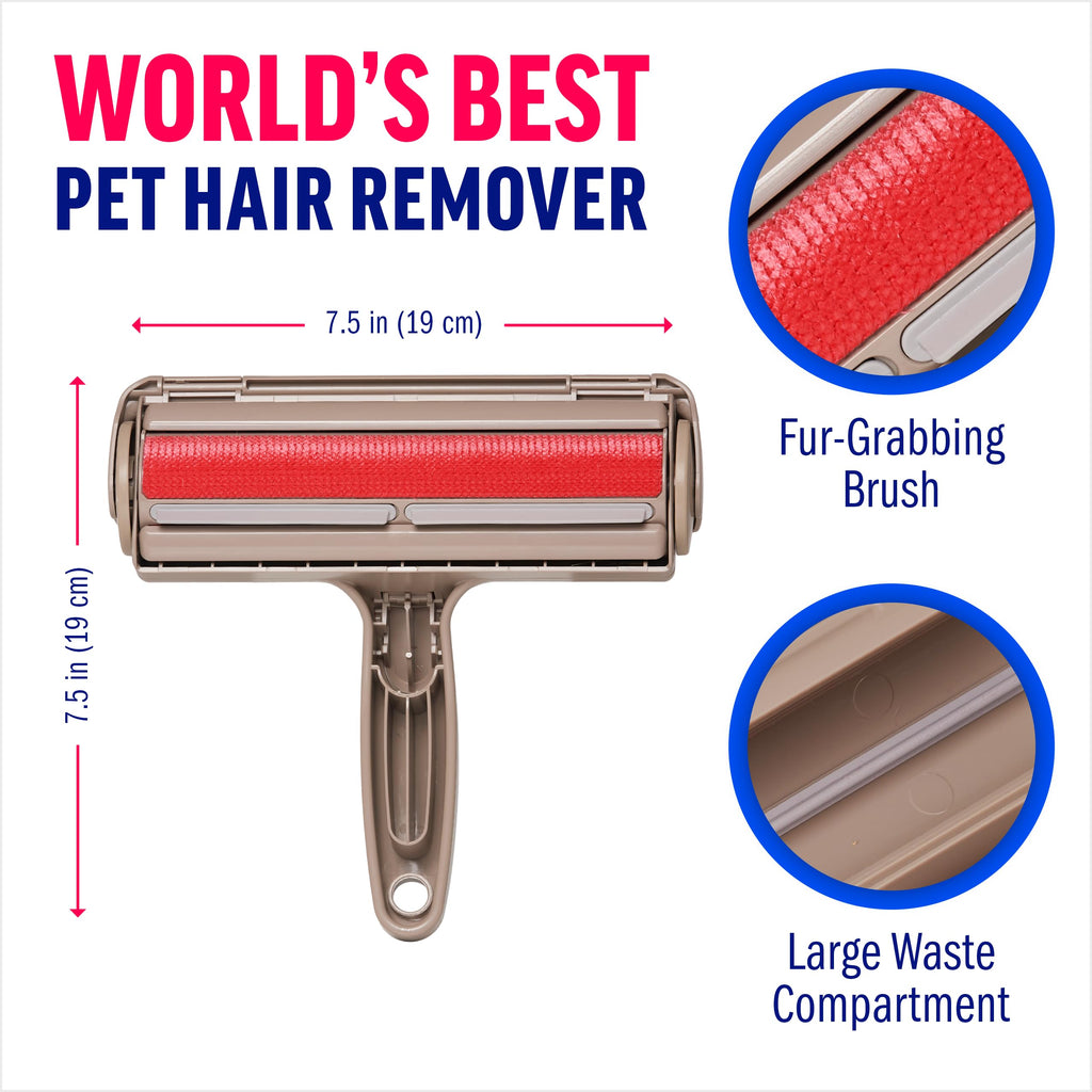Pet Hair Remover Roller — Reusable Lint Roller for Cats & Dogs
