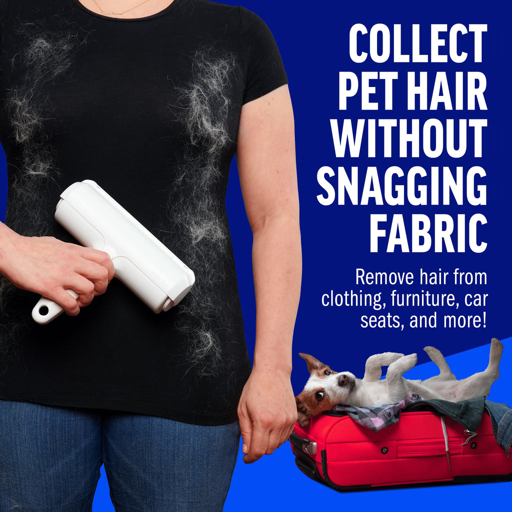 Pet Hair Remover Roller — Reusable Lint Roller for Cats & Dogs