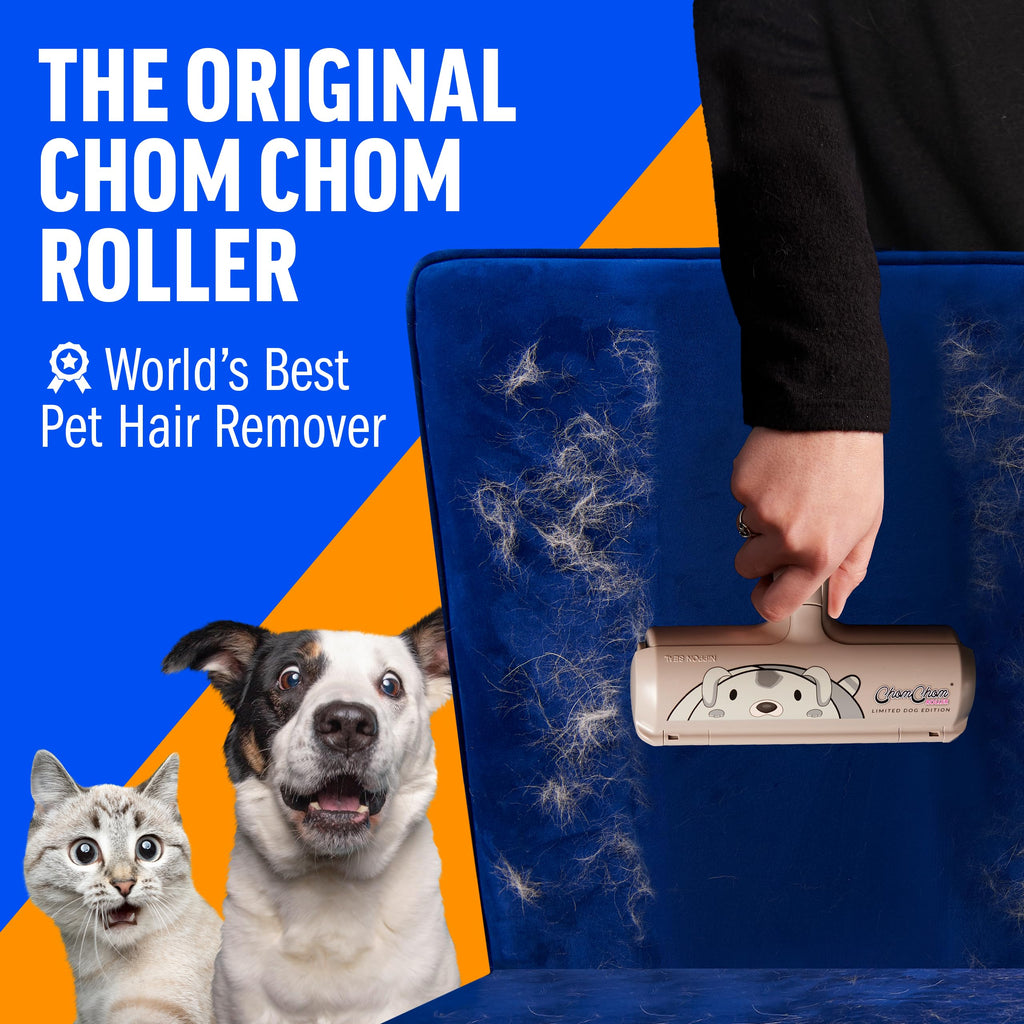 Pet Hair Remover Roller — Reusable Lint Roller for Cats & Dogs
