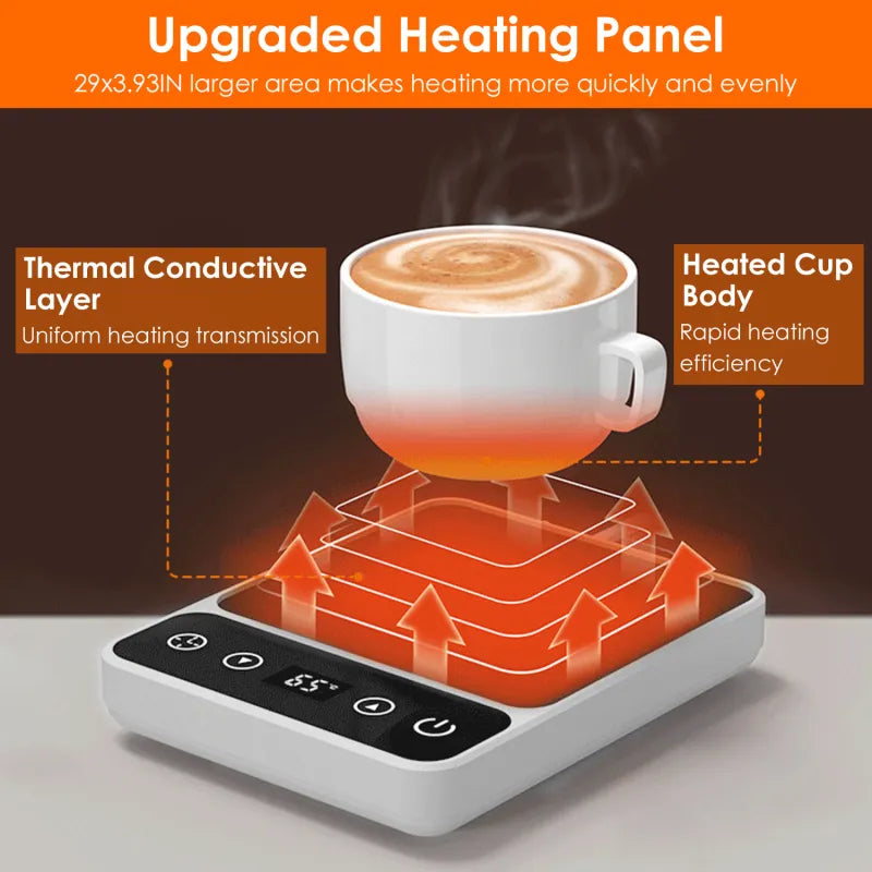 Electric mug warmer top view